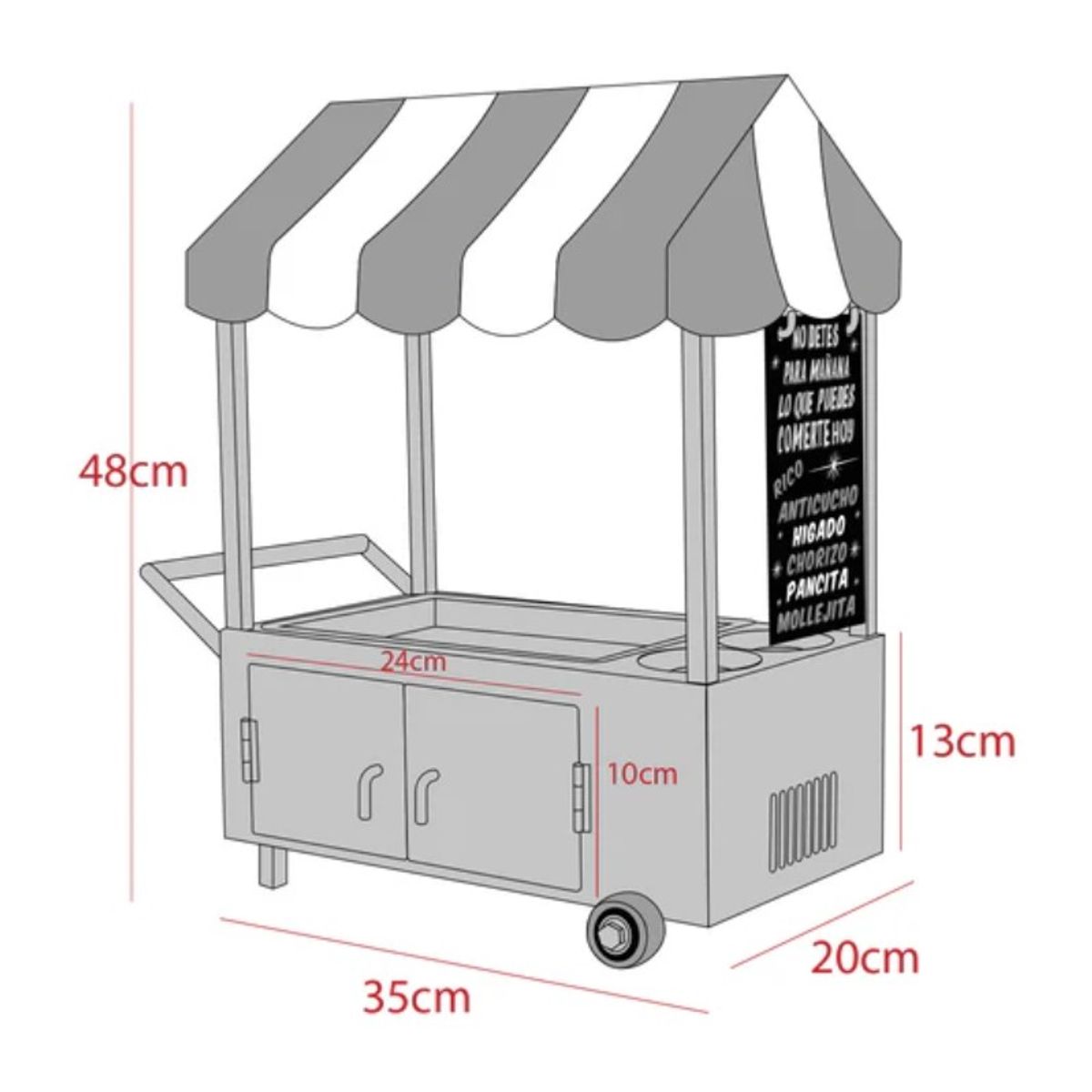 GRILLCORP - Parrilla Mesa De Centro Edición Especial