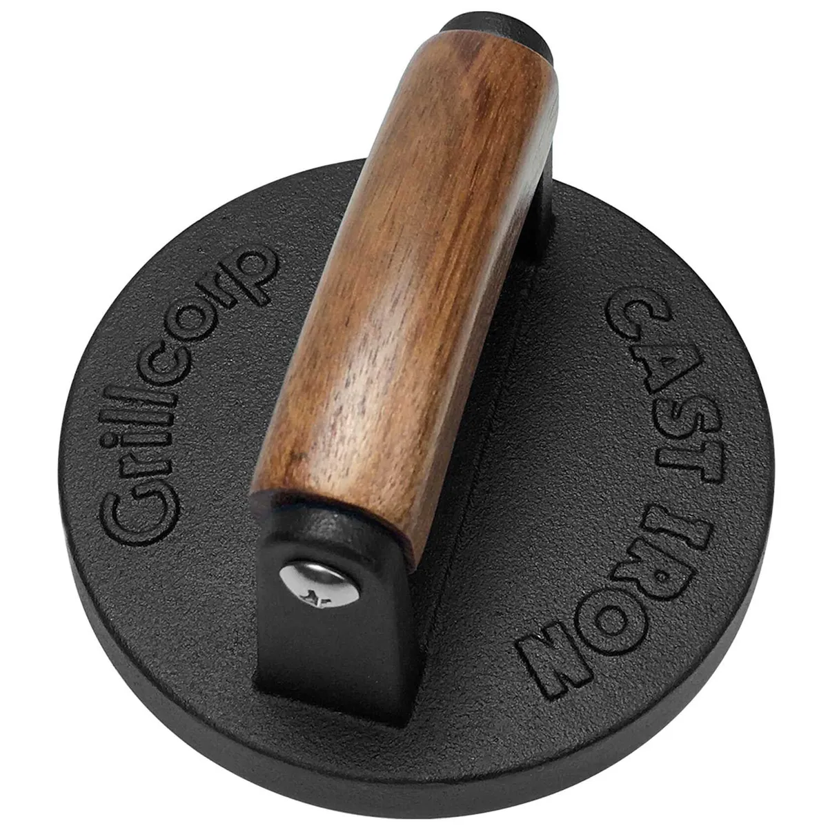 GRILLCORP - Prensador de Hamburguesa Hierro Fundido