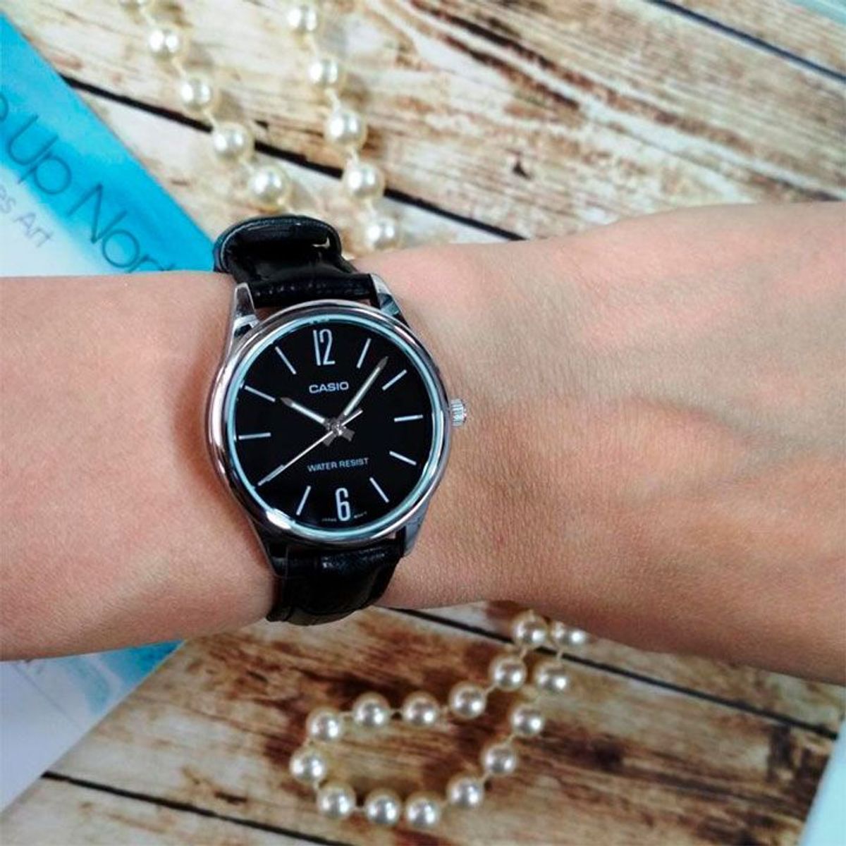 CASIO - Reloj Casio LTP-V005L-1B Mujer - Negro