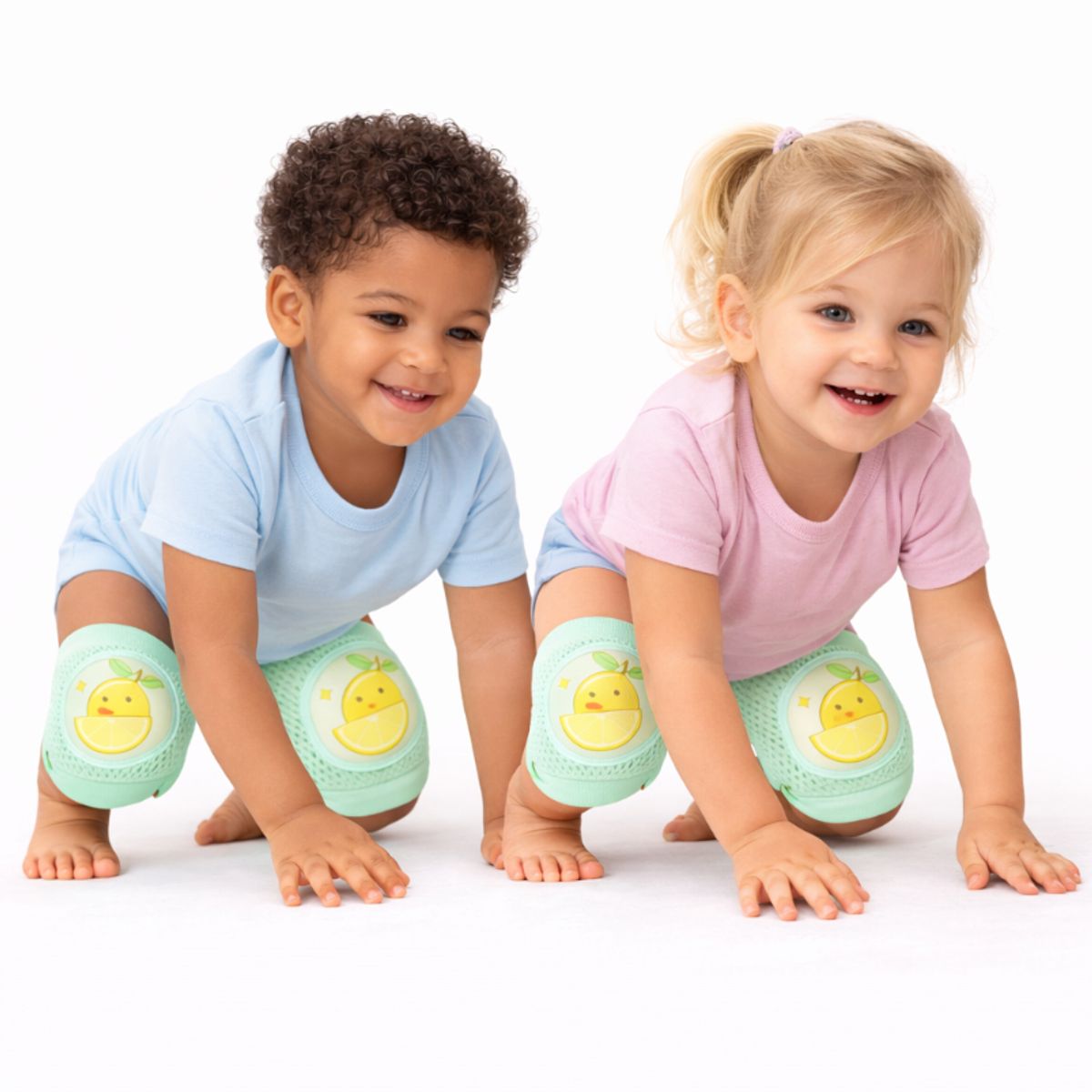 GENERICO - Rodillera Infantil Verde Protección Total Para Rodillas De Bebé