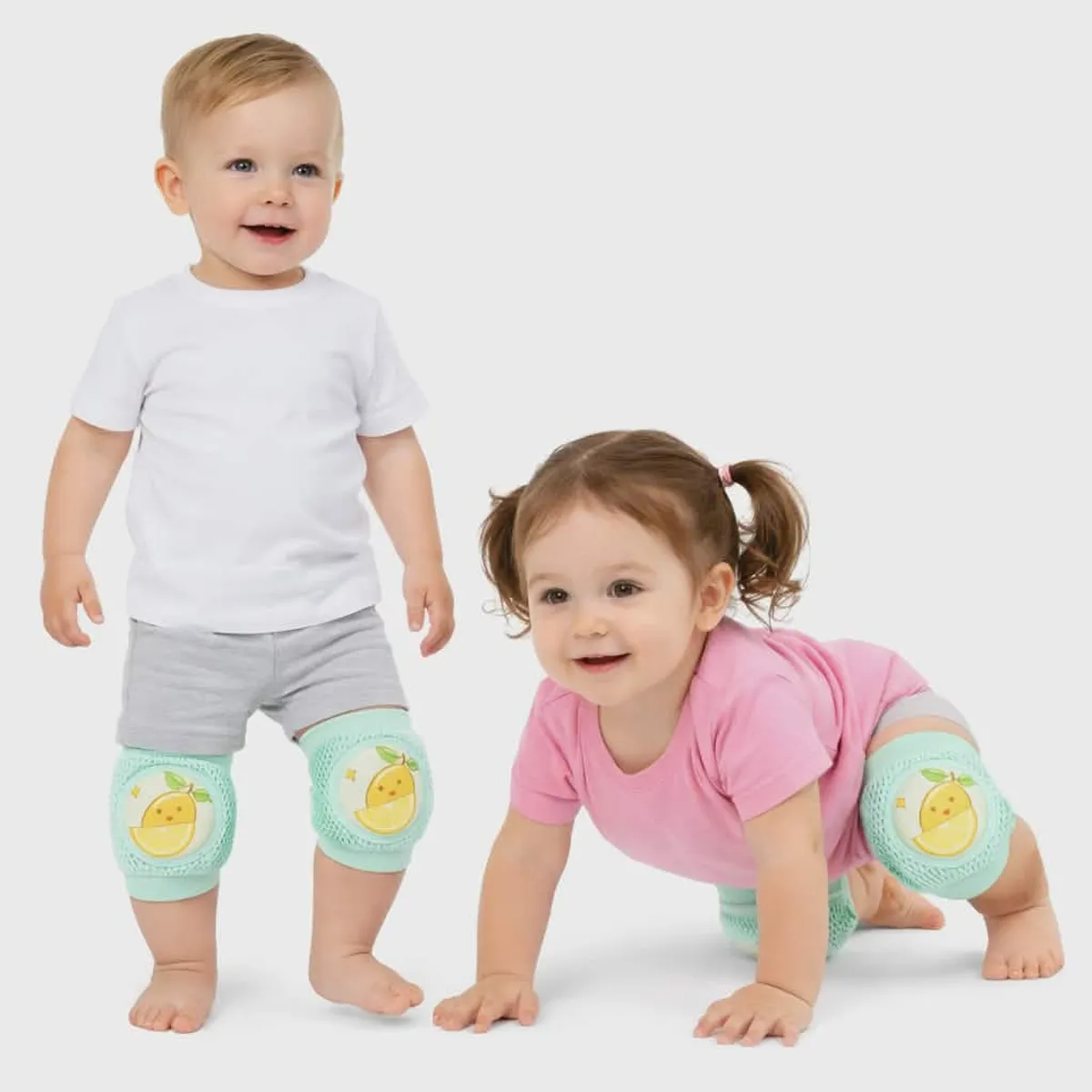 GENERICO - Rodillera Infantil Verde Protección Total Para Rodillas De Bebé