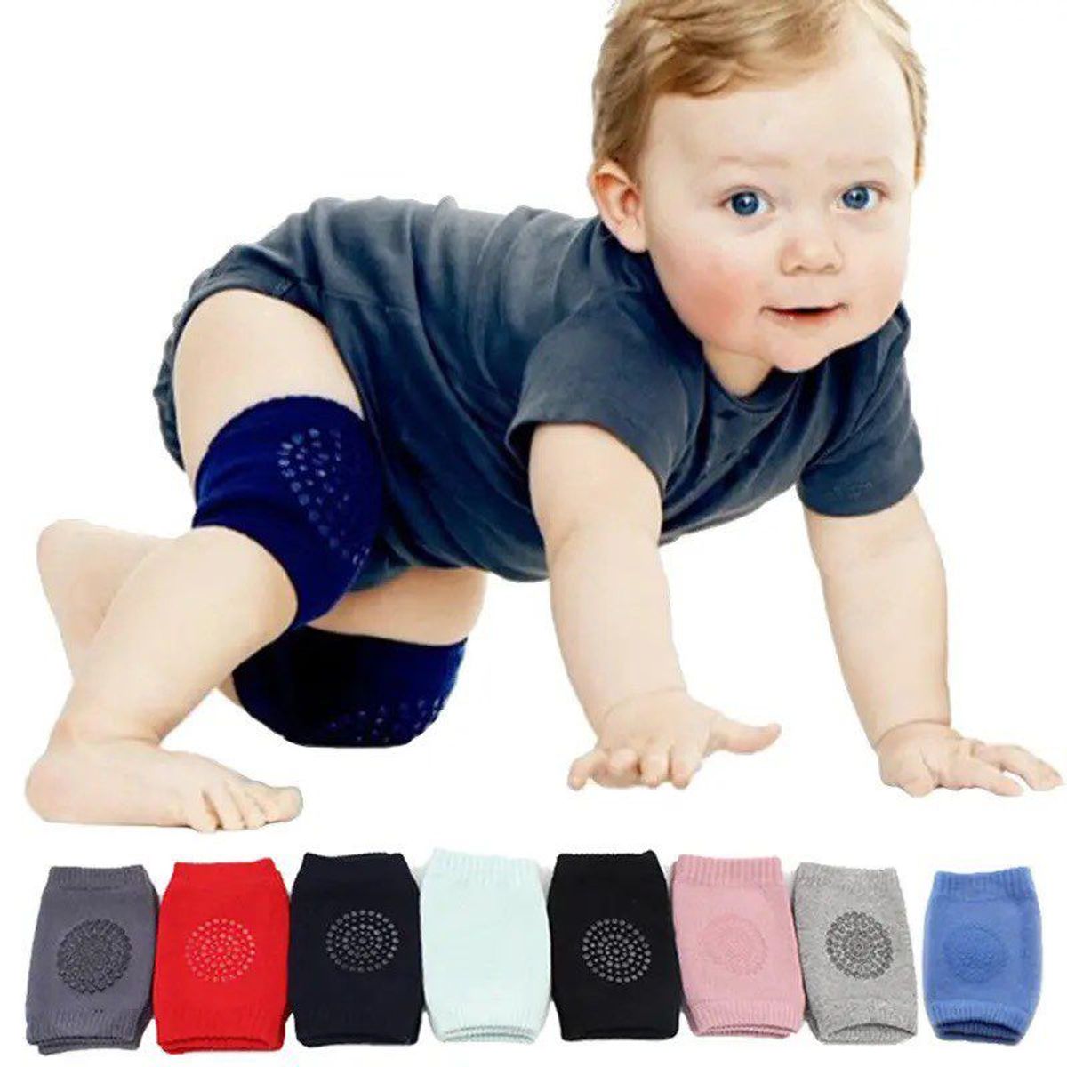 ANKAFA IMPORTACI?N - Rodillera Antideslizantes para Bebé - rosado