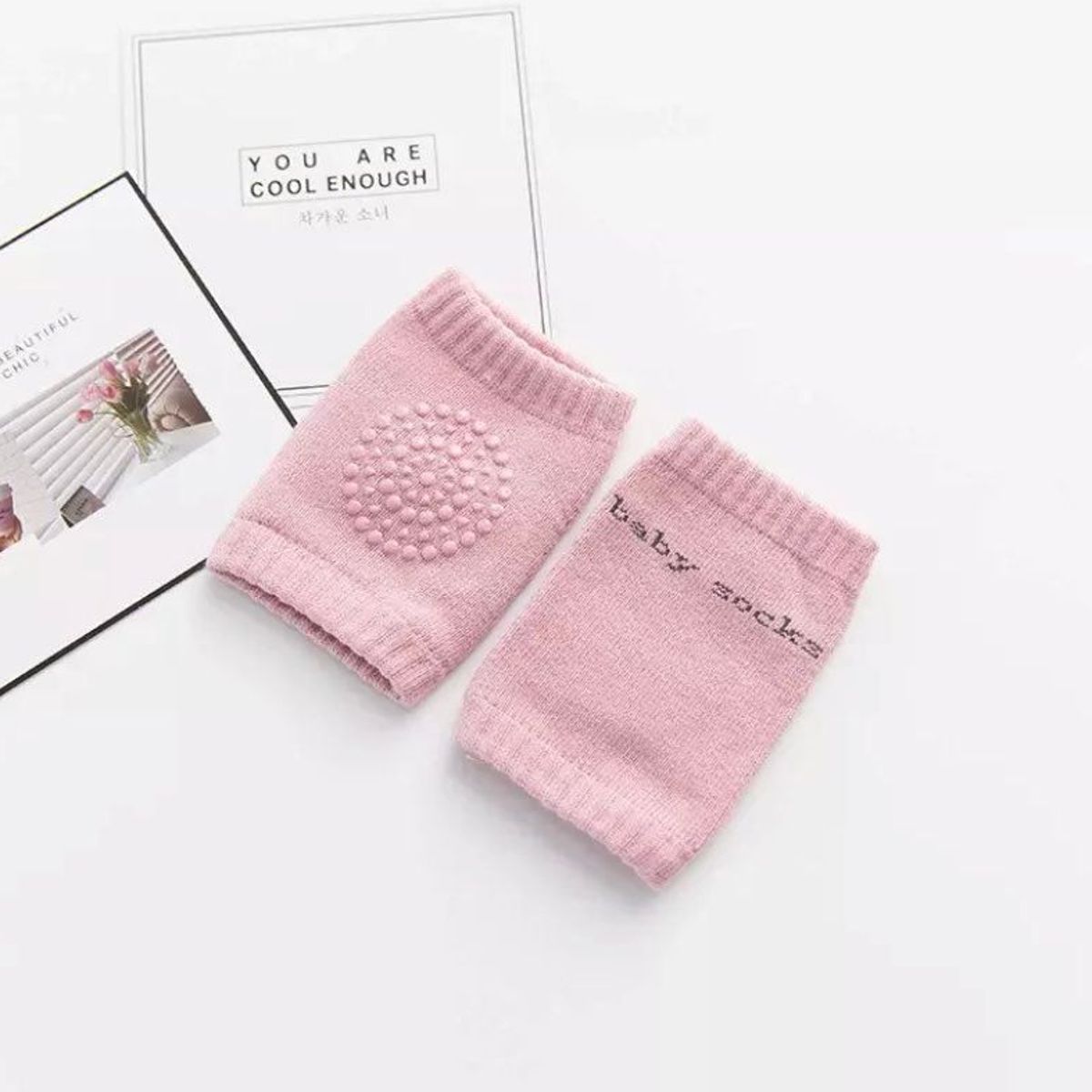 ANKAFA IMPORTACI?N - Rodillera Antideslizantes para Bebé - rosado