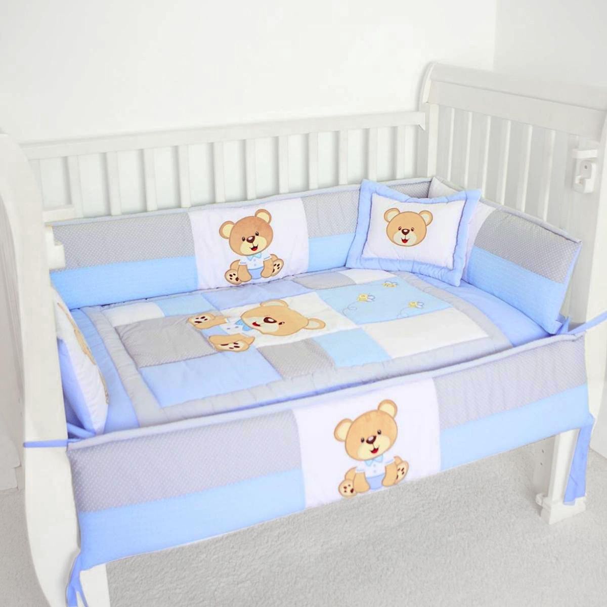 BABY MERINOS - Set de Cuna y 4 protectores 130x70 - El Osito