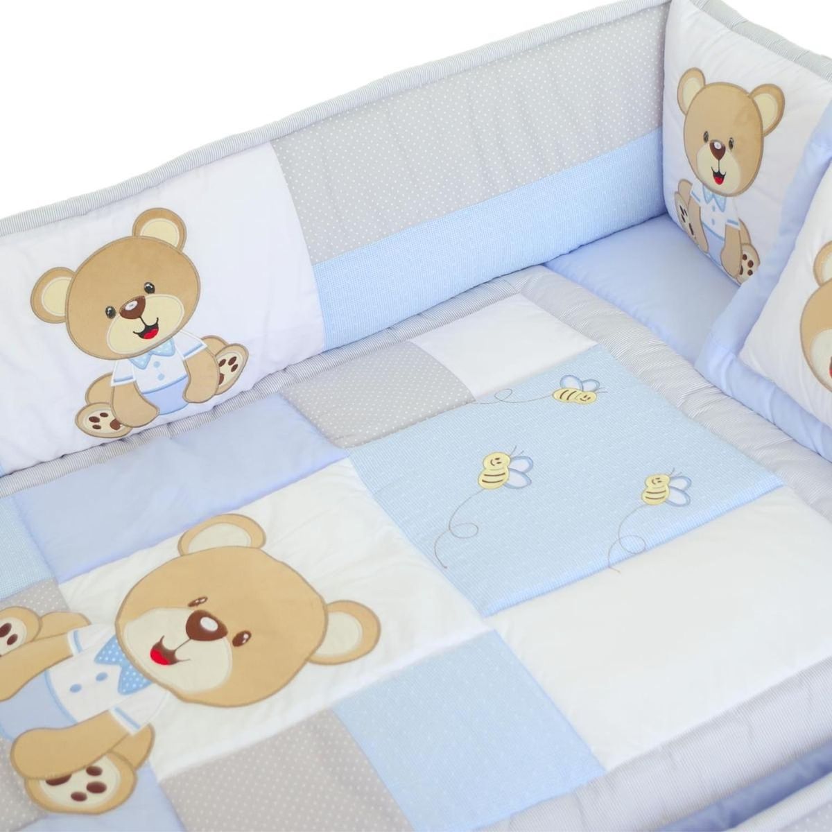 BABY MERINOS - Set de Cuna y 4 protectores 130x70 - El Osito