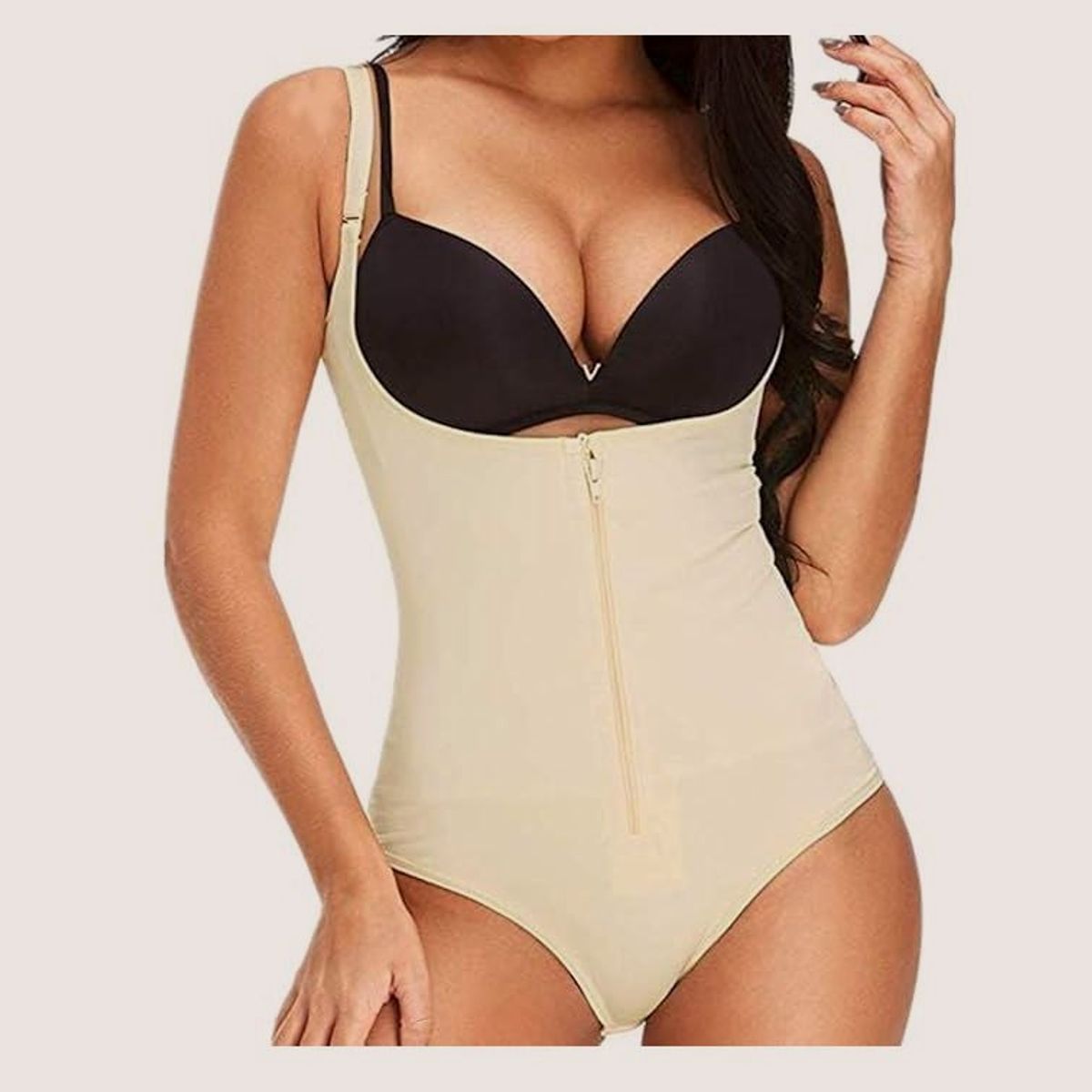 OEM - Faja Reductora Body PostParto con Cierre Powernet Afina Moldea Oficina