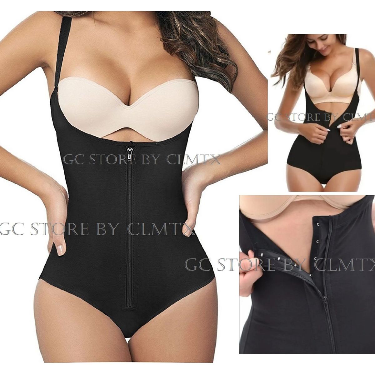 OEM - Faja Reductora Body PostParto con Cierre Powernet Afina Moldea Oficina