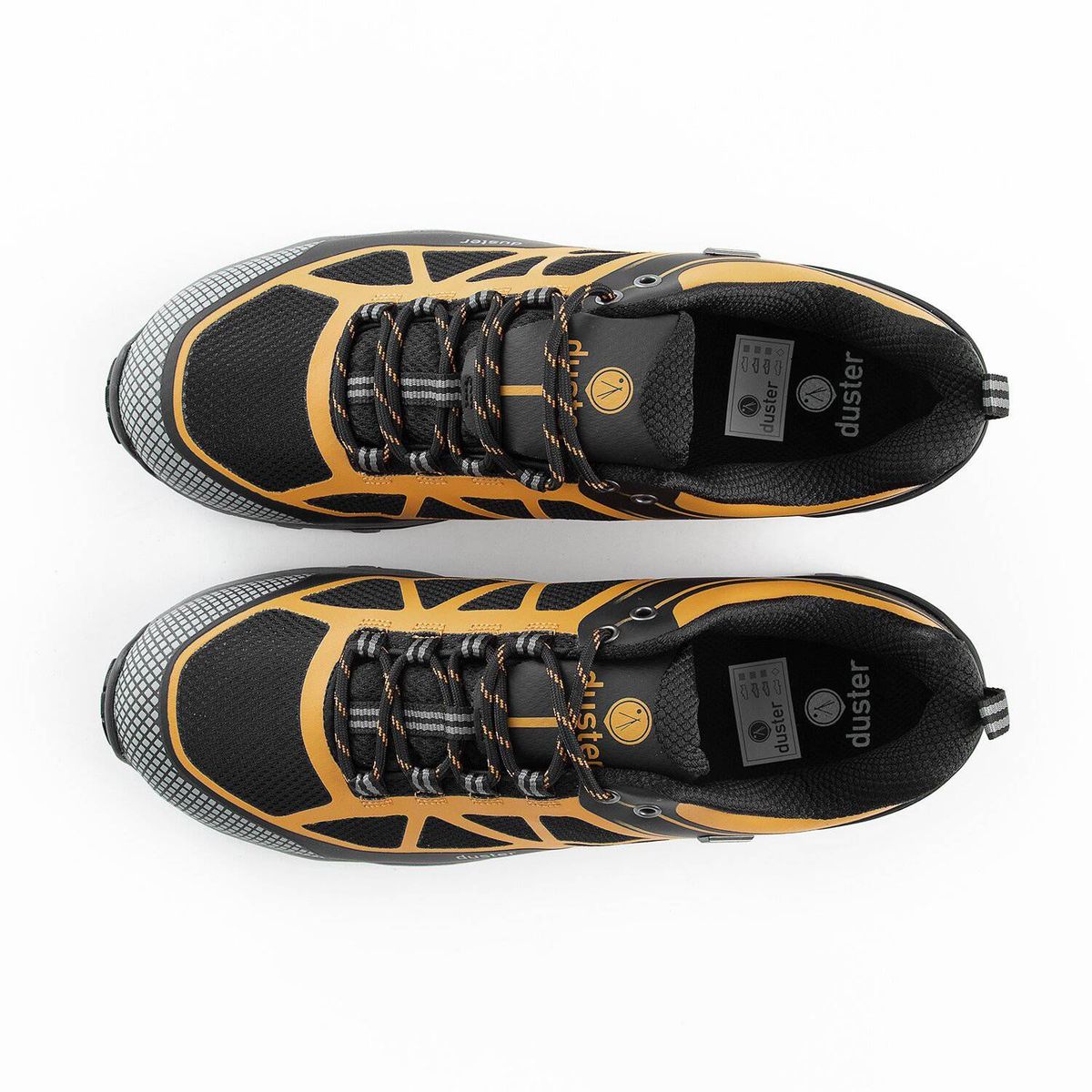 DUSTER - calzado  grey/orange hombre