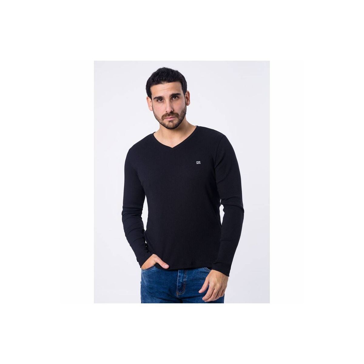 PIONIER - Polo Moda Rib Lycrado Hombre Rusbet Pionier