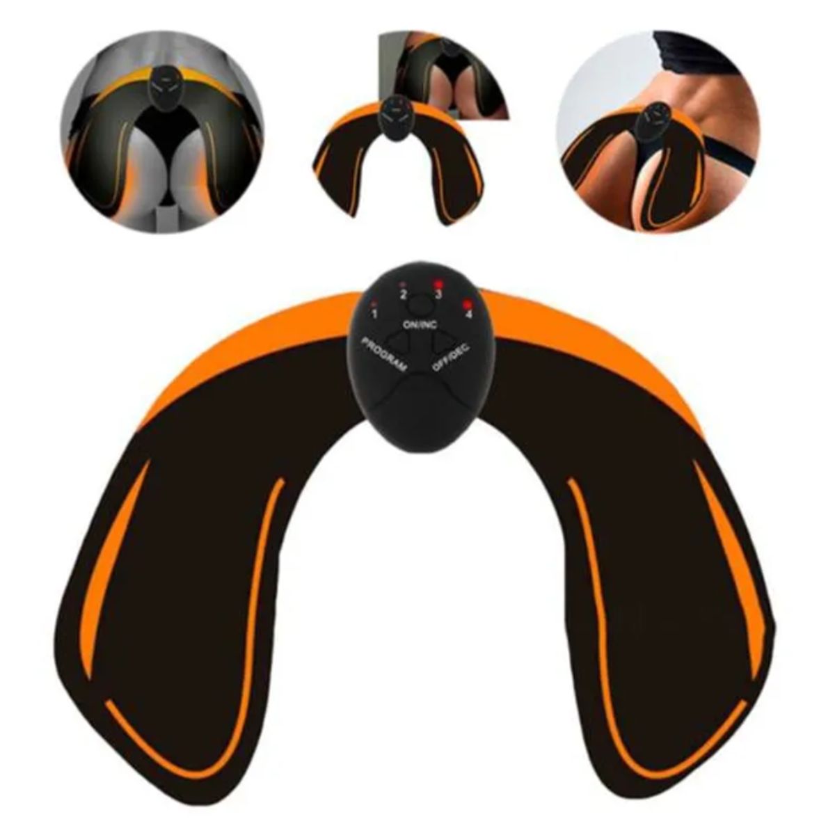 GENERICO - Hip trainer levanta glúteos estimulador muscular tonificador