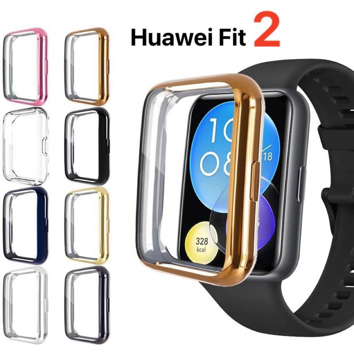 GENERICO - Case protector de pantalla para huawei watch fit 2