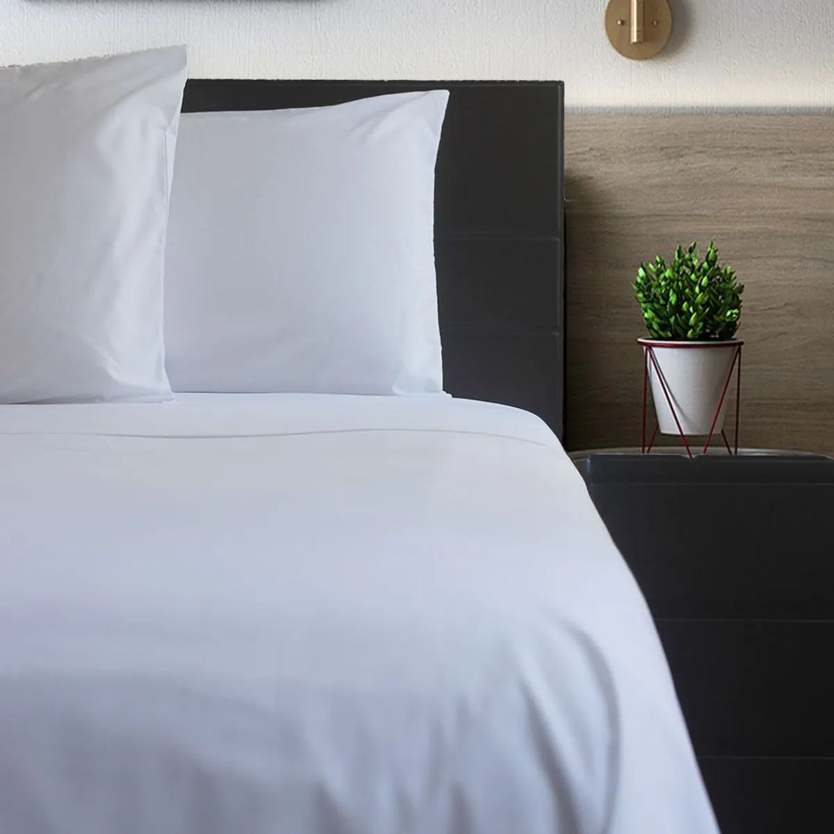 SUIT THE BED - Set De Sábanas 100% Algodón Pima - 1 Plaza - 250 Hilos