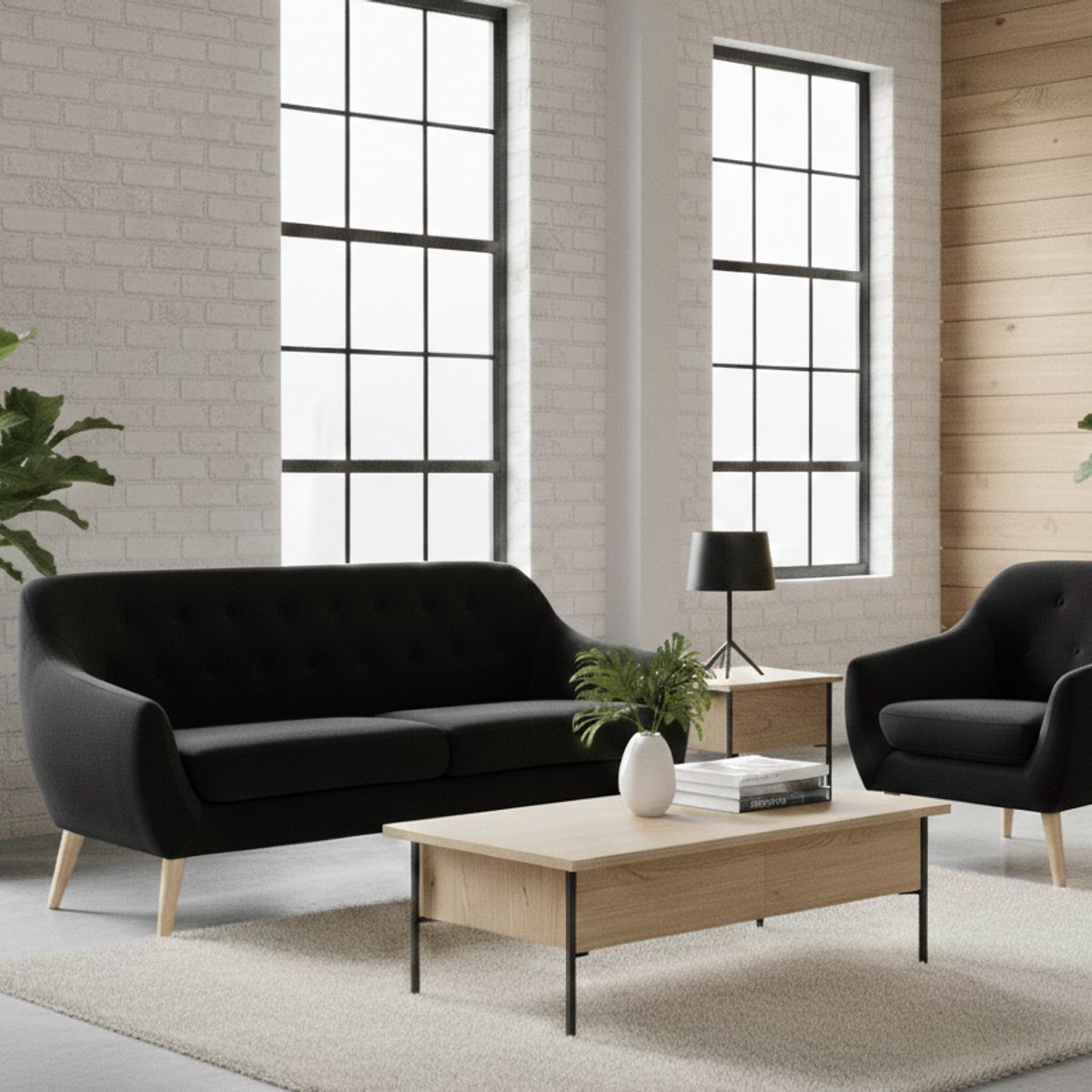 GENERICO - Juego Vintage Dakar 3-1 Cuerpos Negro