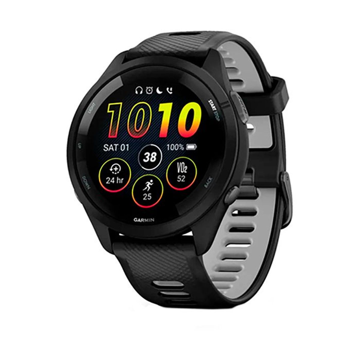 GARMIN - Smartwatch Garmin Forerunner 265 Musica Negro Running Deporte GPS Fitness