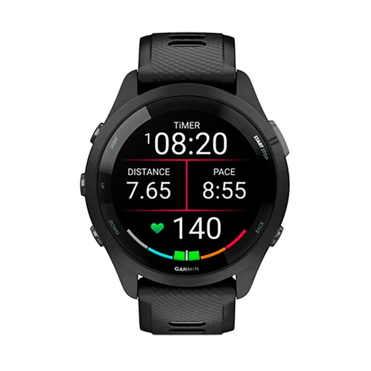 GARMIN - Smartwatch Garmin Forerunner 265 Musica Negro Running Deporte GPS Fitness