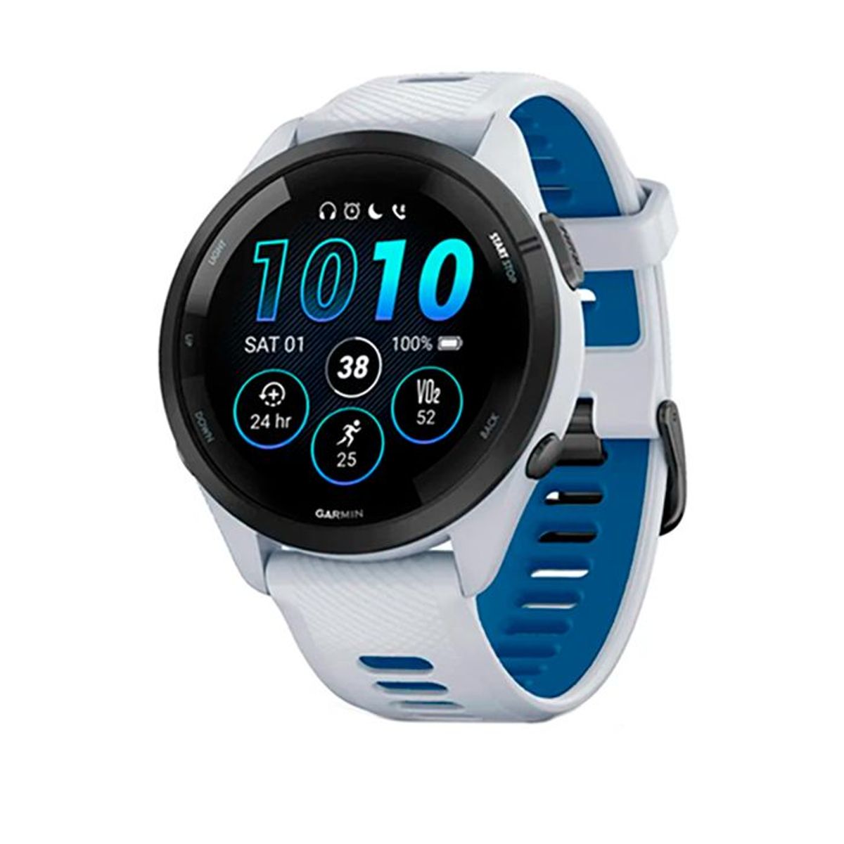 GARMIN - Smartwatch Garmin Forerunner 265 Musica Blanco Running Deporte GPS Fitness