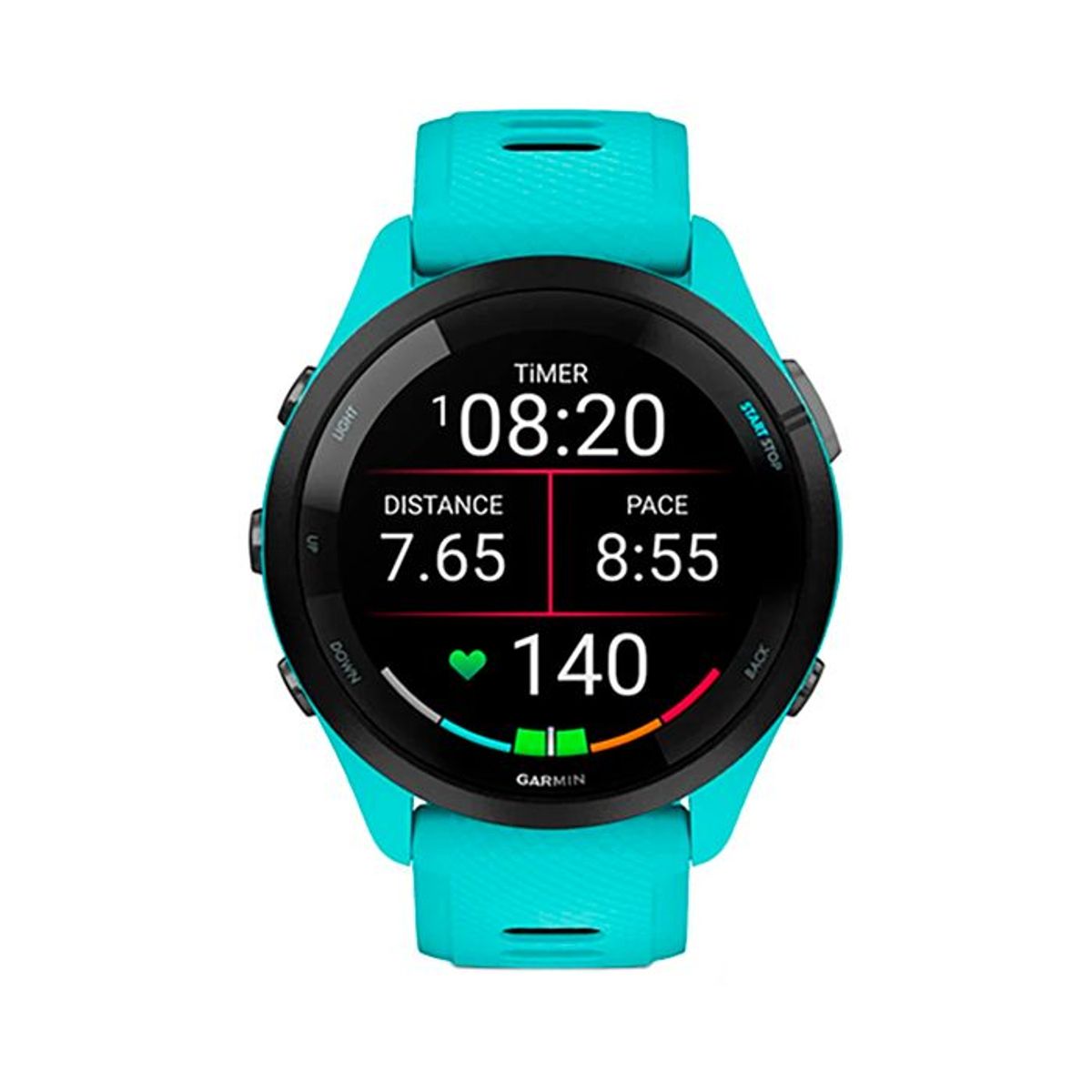 GARMIN - Smartwatch Garmin Forerunner 265 Musica Turquesa Running Deporte GPS Fitness