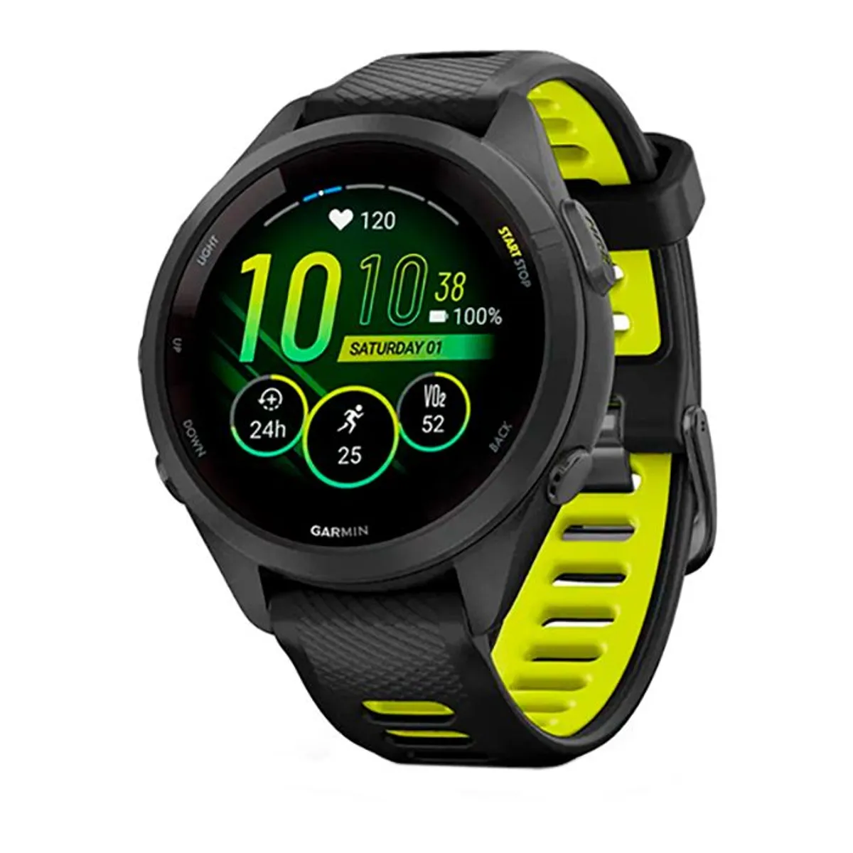GARMIN - Smartwatch Garmin Forerunner 265S Music Negro Running Deporte GPS Fitness