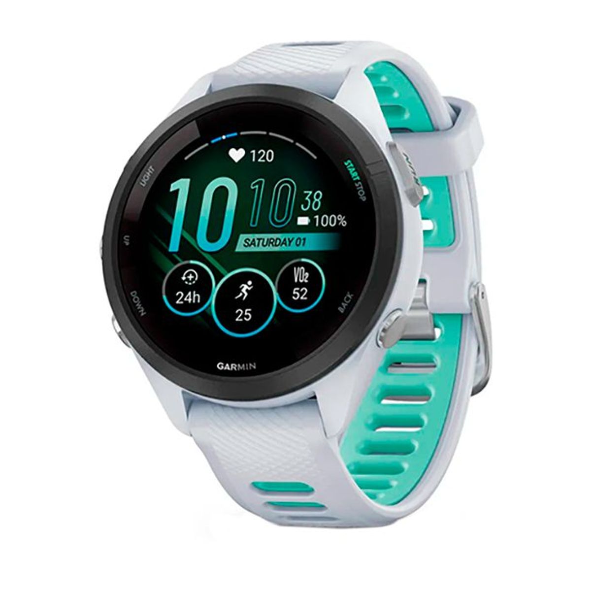 GARMIN - Smartwatch Garmin Forerunner 265s Musica Blanco Running Deporte GPS Fitness
