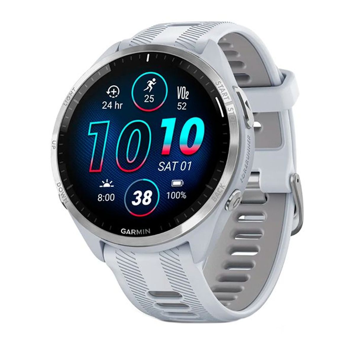 GARMIN - Smartwatch Garmin Forerunner 965 Blanco Running Deporte GPS Fitness