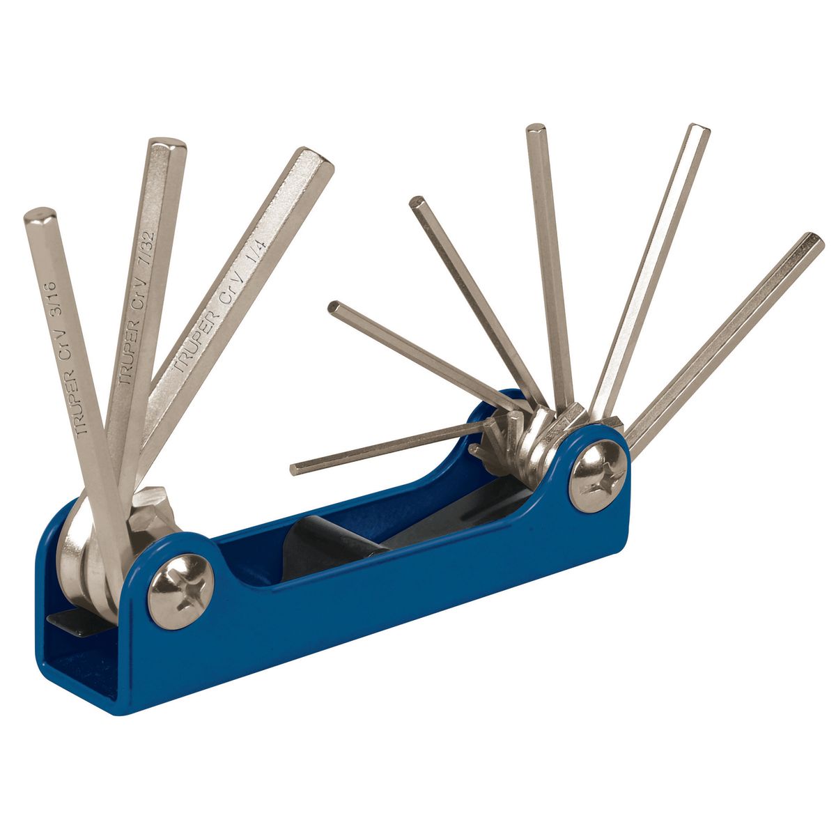 TRUPER - Jgo. Llaves Allen mm 9 pzas C/Estuche Truper 15563  -  Azul