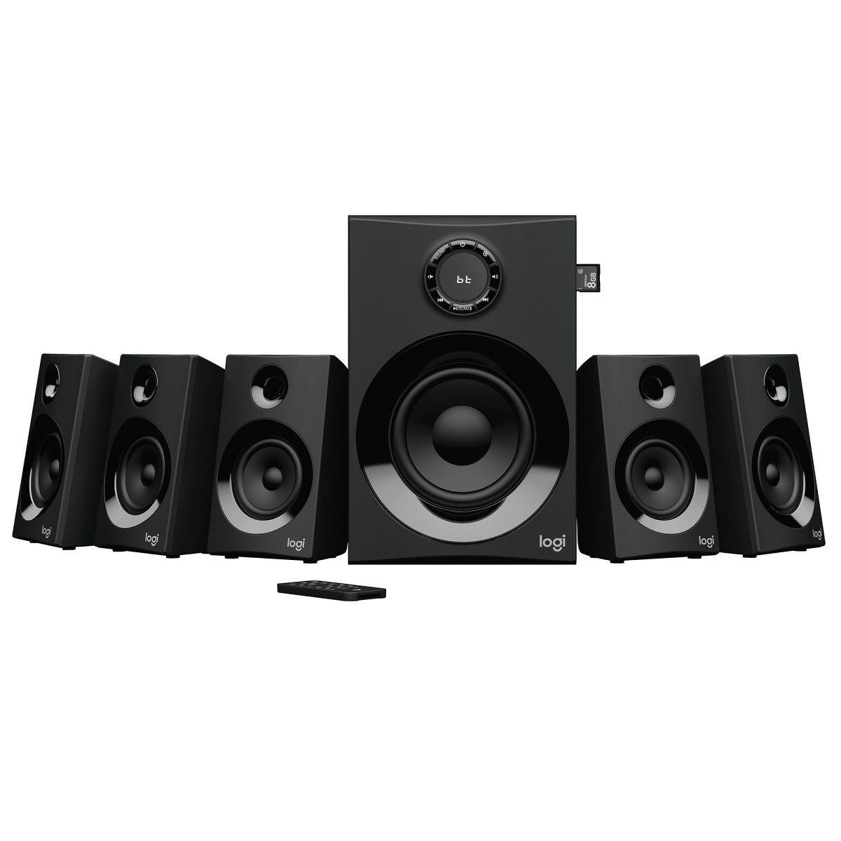 LOGITECH - Parlante Logitech Z607 5.1 Bluetooh sub Woofer 160W Gamer Envolvente