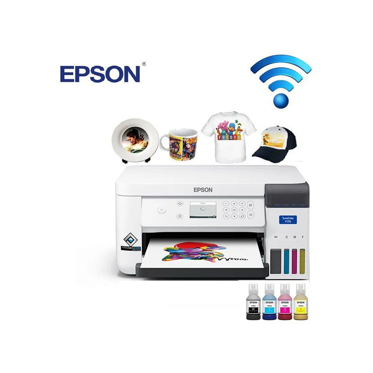 EPSON - Impresora de Sublimacion Epson Surecolor F170 usb 2.0 Inalambrica