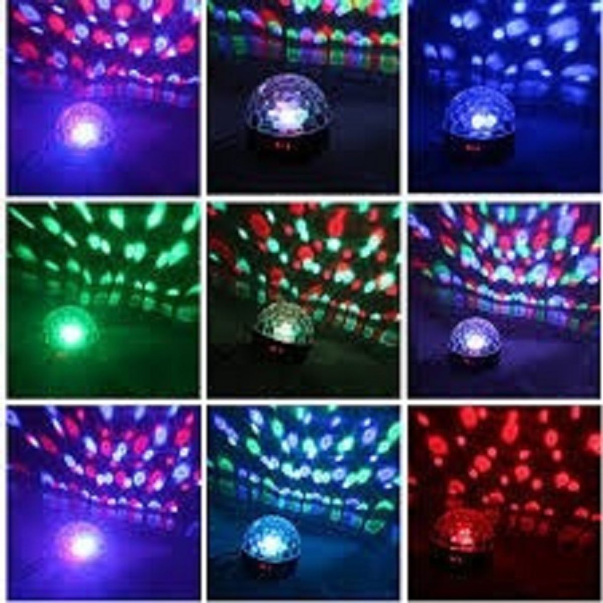 PREMIUM - Bola Disco Luces Led Audioritmica Fiesta Eventomp3bluetooth