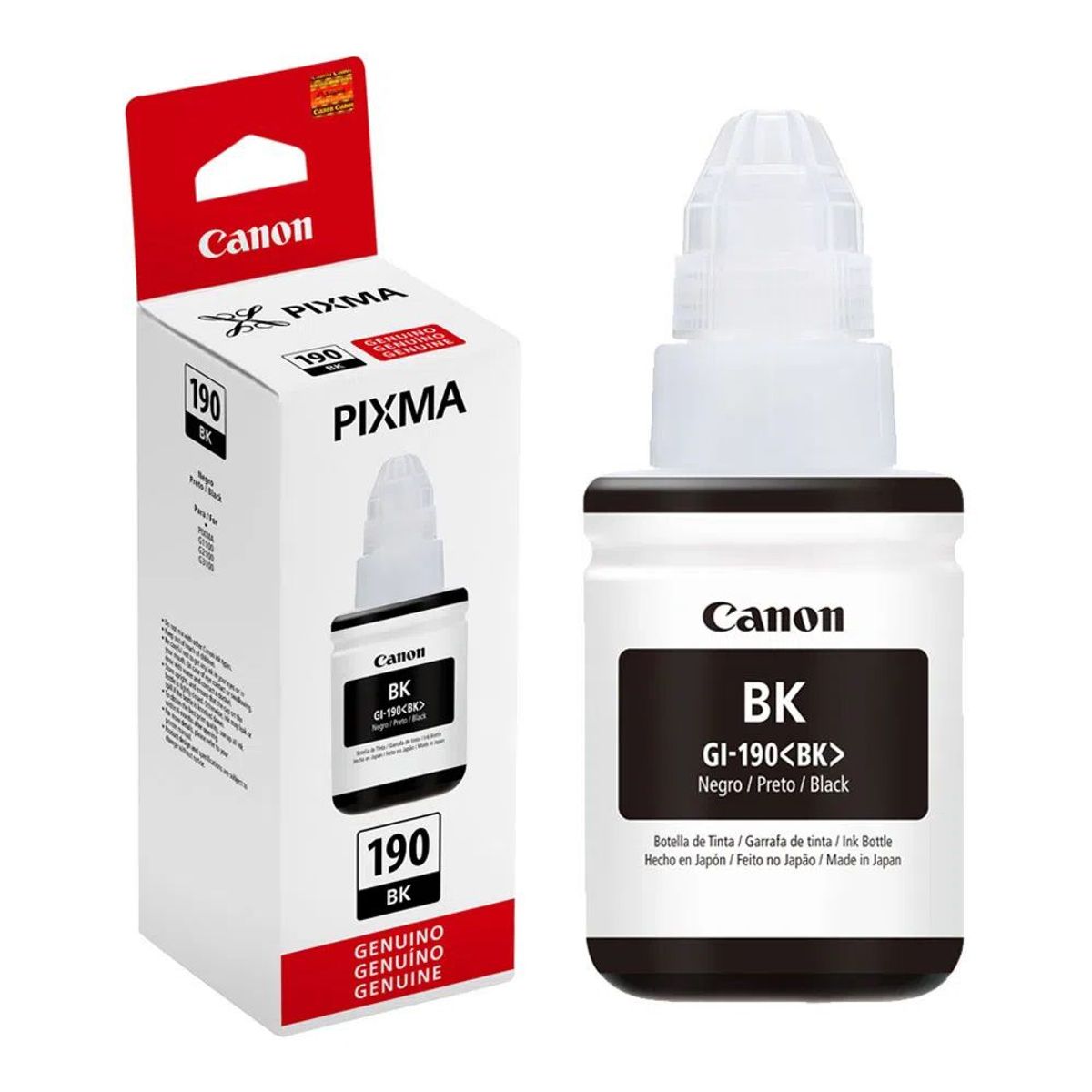 CANON - Botella de tinta Canon GI-190BK NEGRO para G2110 G3110 G4110
