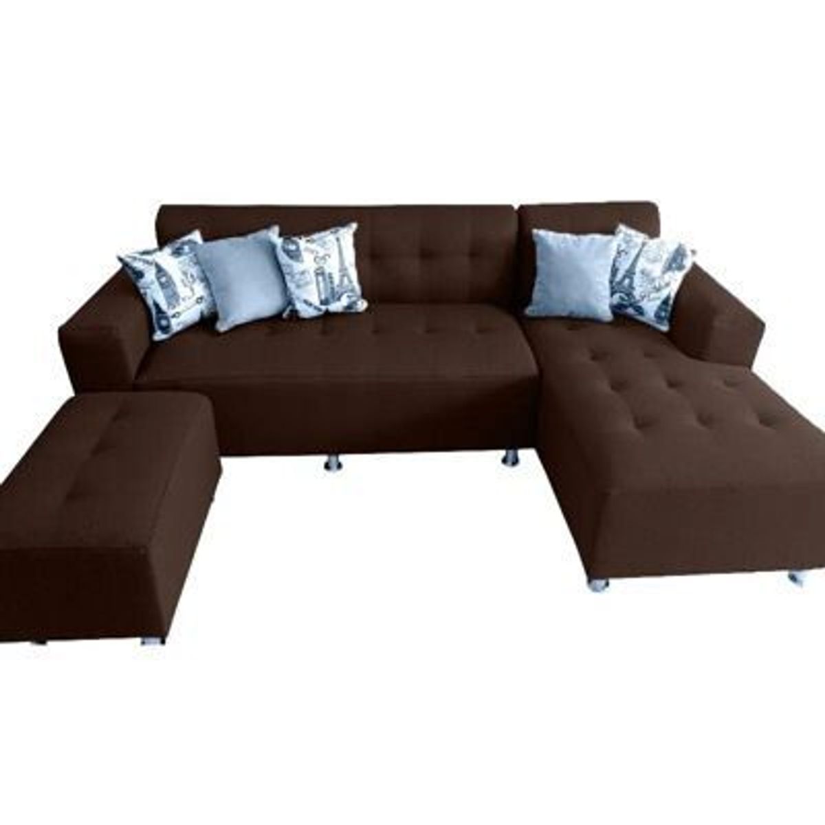 GENERICO - Seccional Londres Marrón + 1 Banqueta