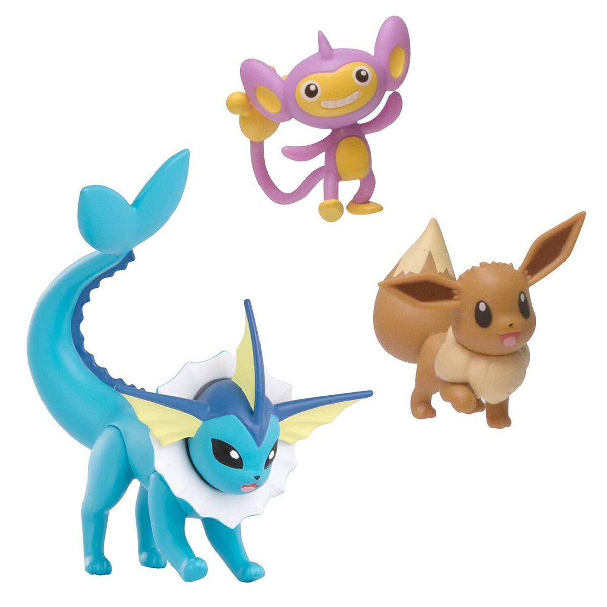 POKEMON - Pokemon Battle Figure Set De 3 Vaporeon  Eevee  Aipom