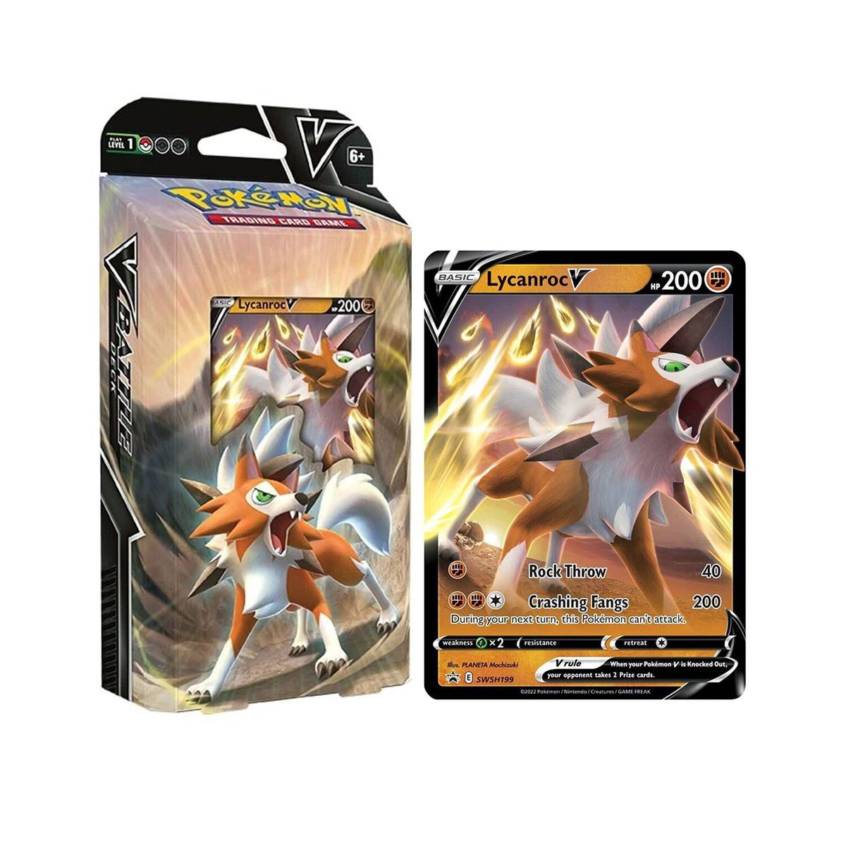POKEMON - POKEMON TCG DECK LYCANROC V INGLES