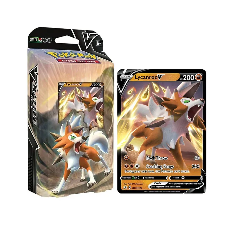 POKEMON - POKEMON TCG DECK LYCANROC V INGLES