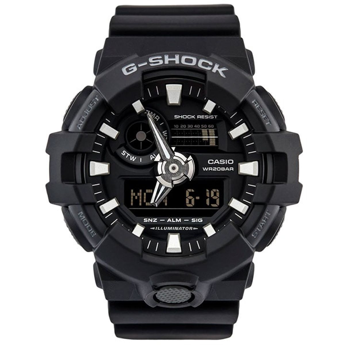 CASIO - Reloj Casio G-Shock GA-700-1B Hombre - Negro