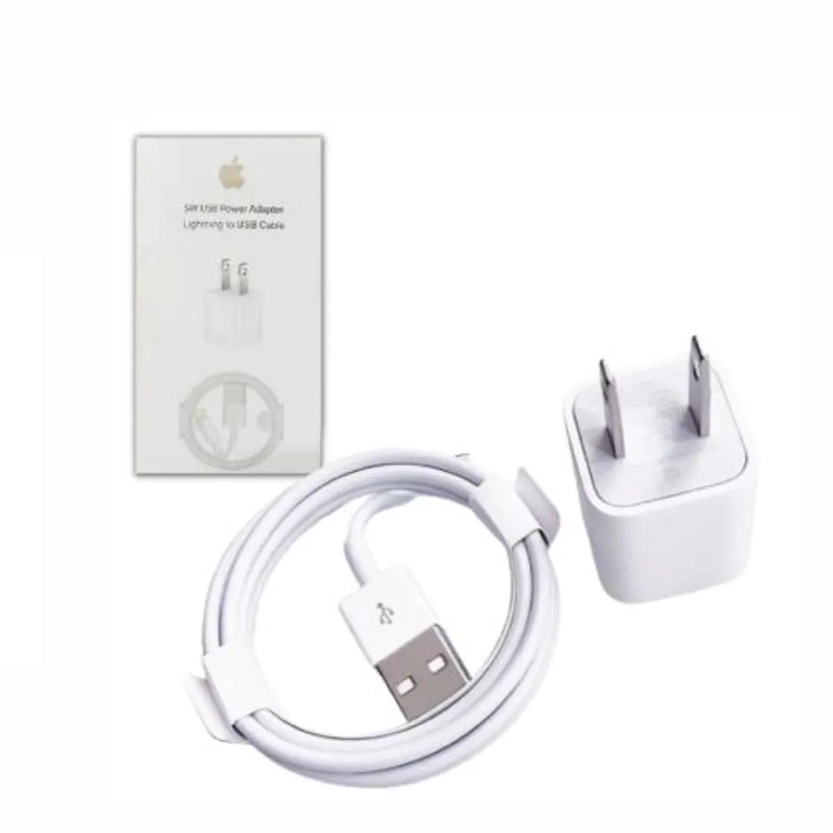 APPLE - Cargador Para Iphone 5W  Cable - Blanco