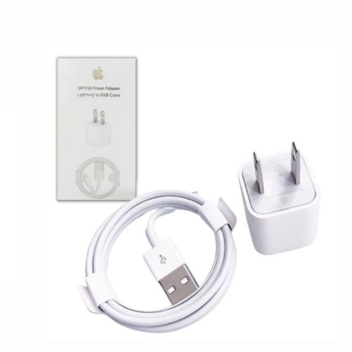 APPLE - Cargador Para Iphone 5W  Cable - Blanco