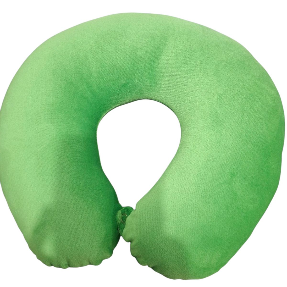 GENERICO - Cojin Cervical de Terciopelo para Viaje Color Verde