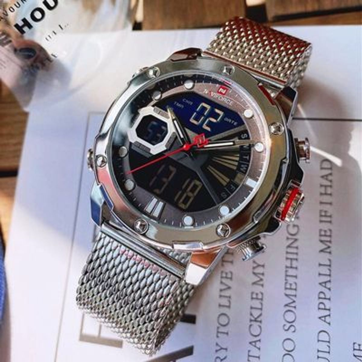 NAVIFORCE - Reloj Naviforce Acero Plateado NAV-8