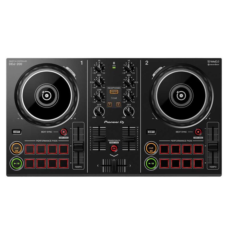 PIONEER - Pioneer DDJ-200 - Controlador DJ para dispositivos móviles