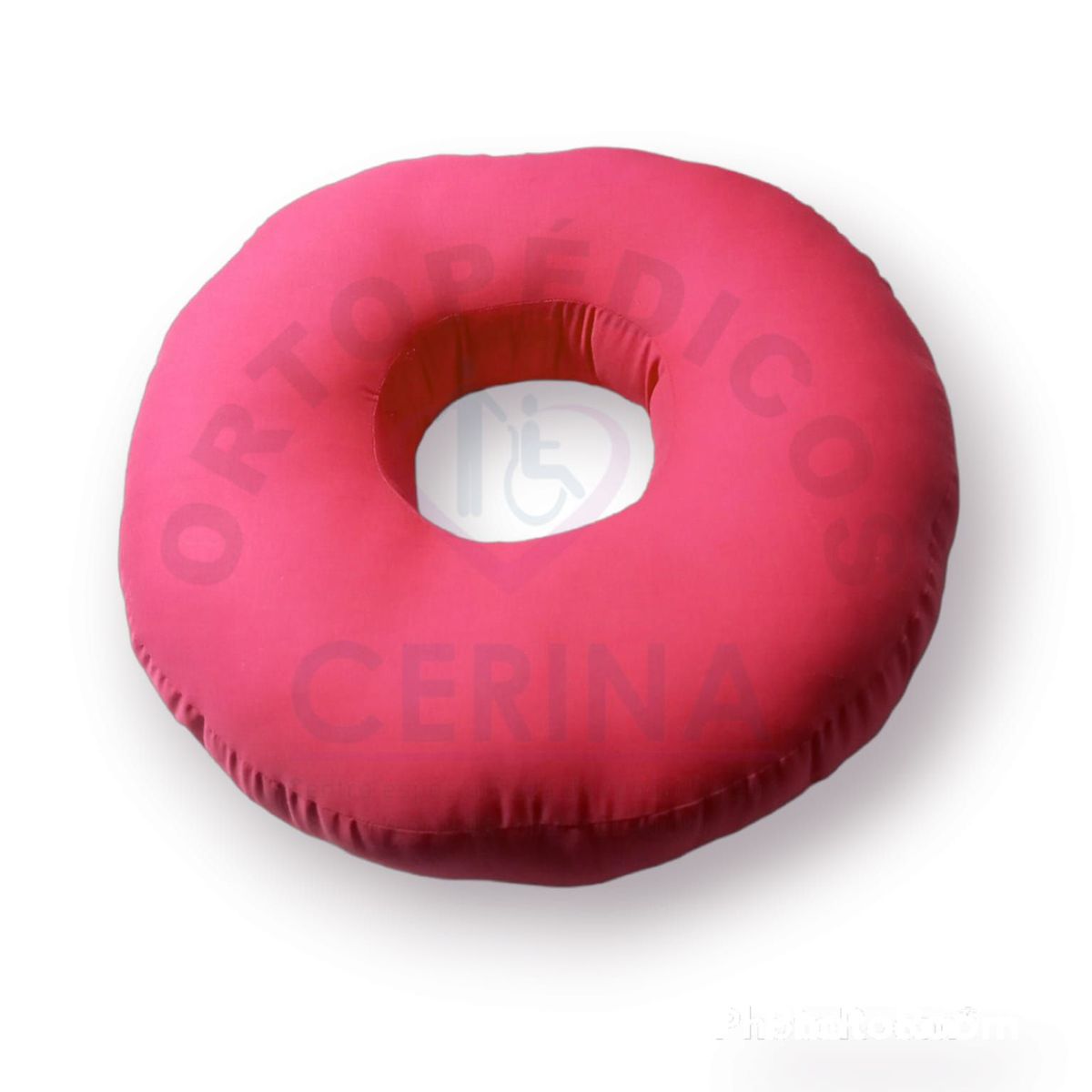 GENERICO - Rodete Ortopédico para asiento Tamaño Jumbo Sin funda Rojo