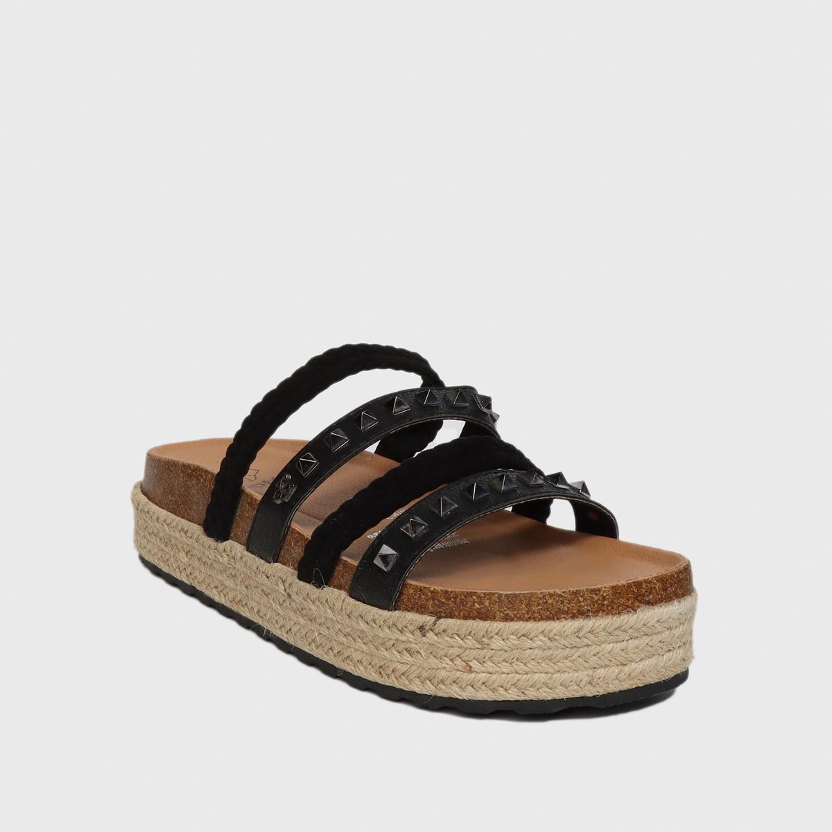 GOTTA - Sandalia Plataforma Negra Mujer 23200 Gotta