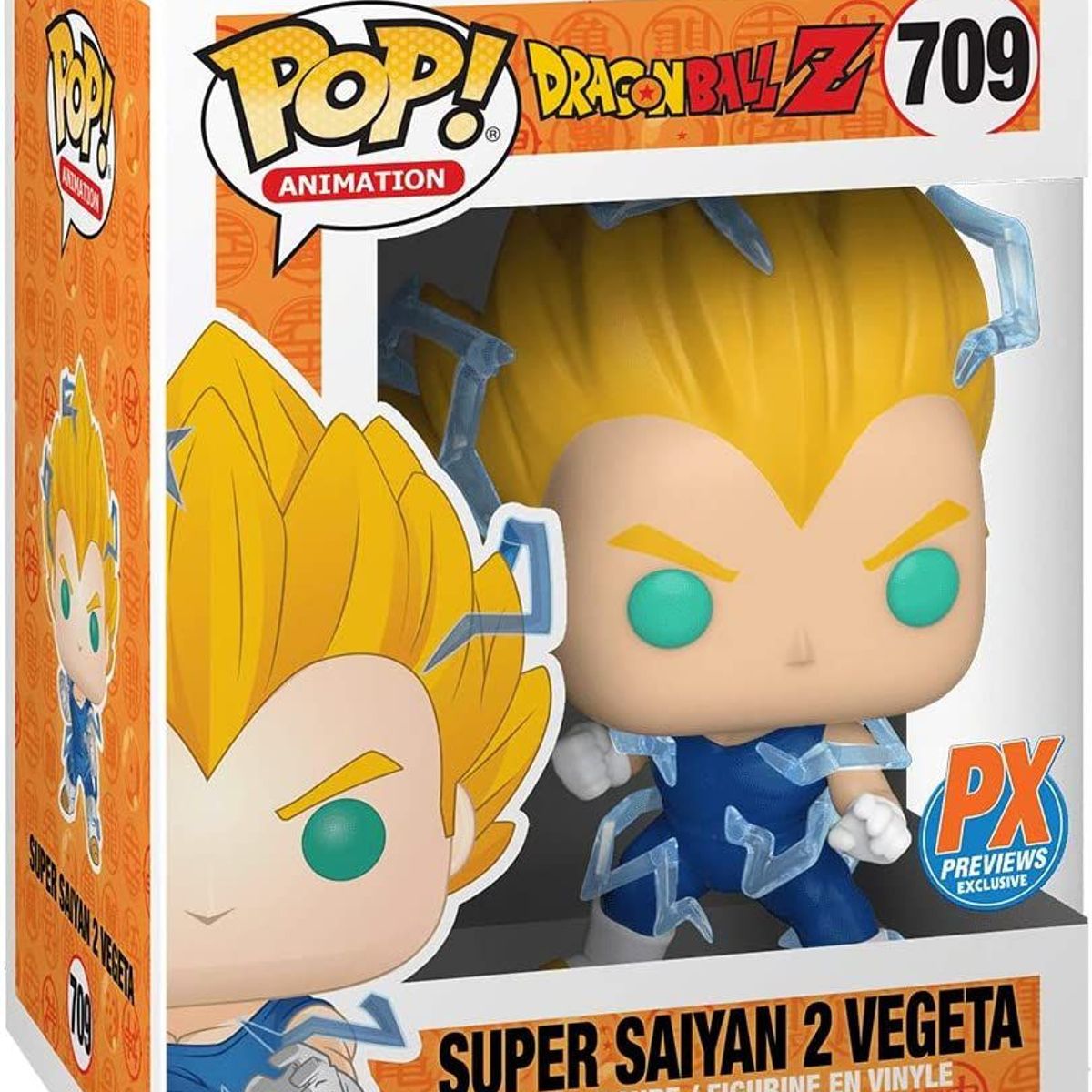 FUNKO - Funko Pop Animation Dragon Ball Z Vegeta PX Previews Exc