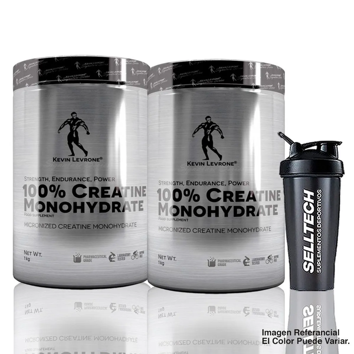 KEVIN LEVRONE - Creatinas Kevin Levrone de 500gr 4unid - Creatinas Monohidratada