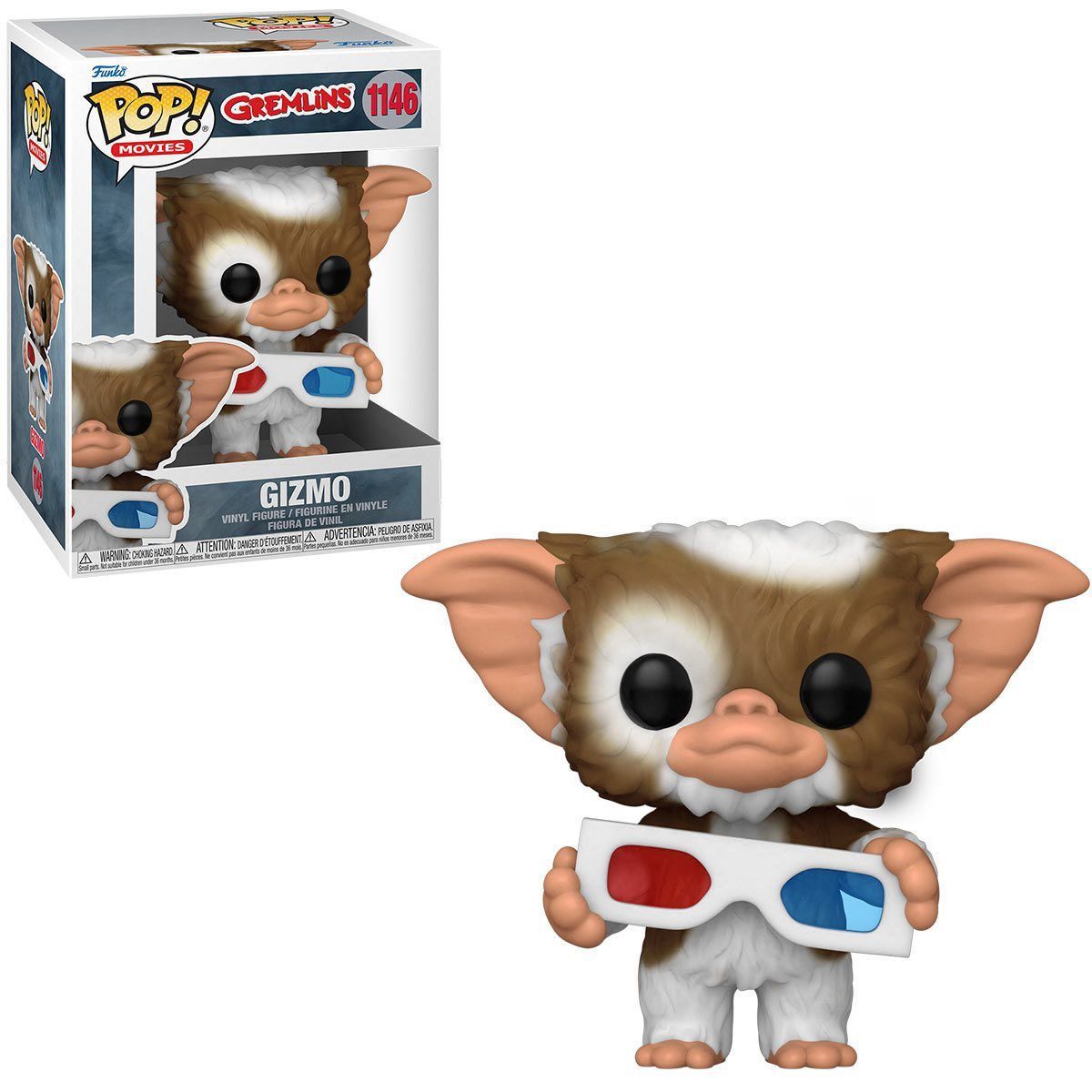 FUNKO - Funko Pop! Movies Gremlins Gizmo con Lentes 3D # 1146