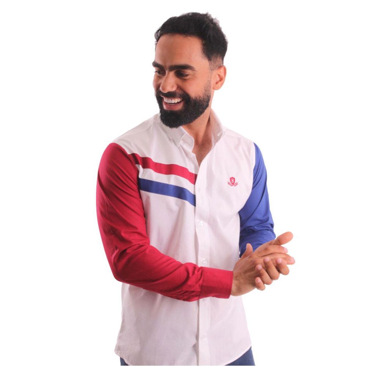 GENERICO - Camisa Manga Larga Piero Biani Hombre AlgodÃ³n Pima.