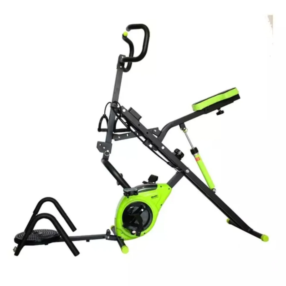 SPORT FITNESS - Maquina Abdominal +Bicicleta+ Pistón 12 Niv + Twister +Ligas