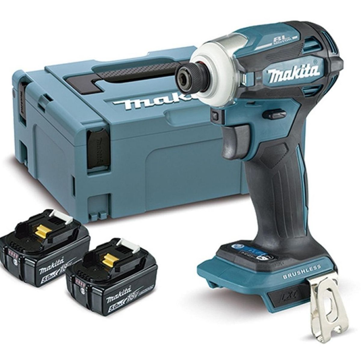 MAKITA - Atornillador De Impacto 1/4 18v Bl 2 Bat Makita Dtd172rtj