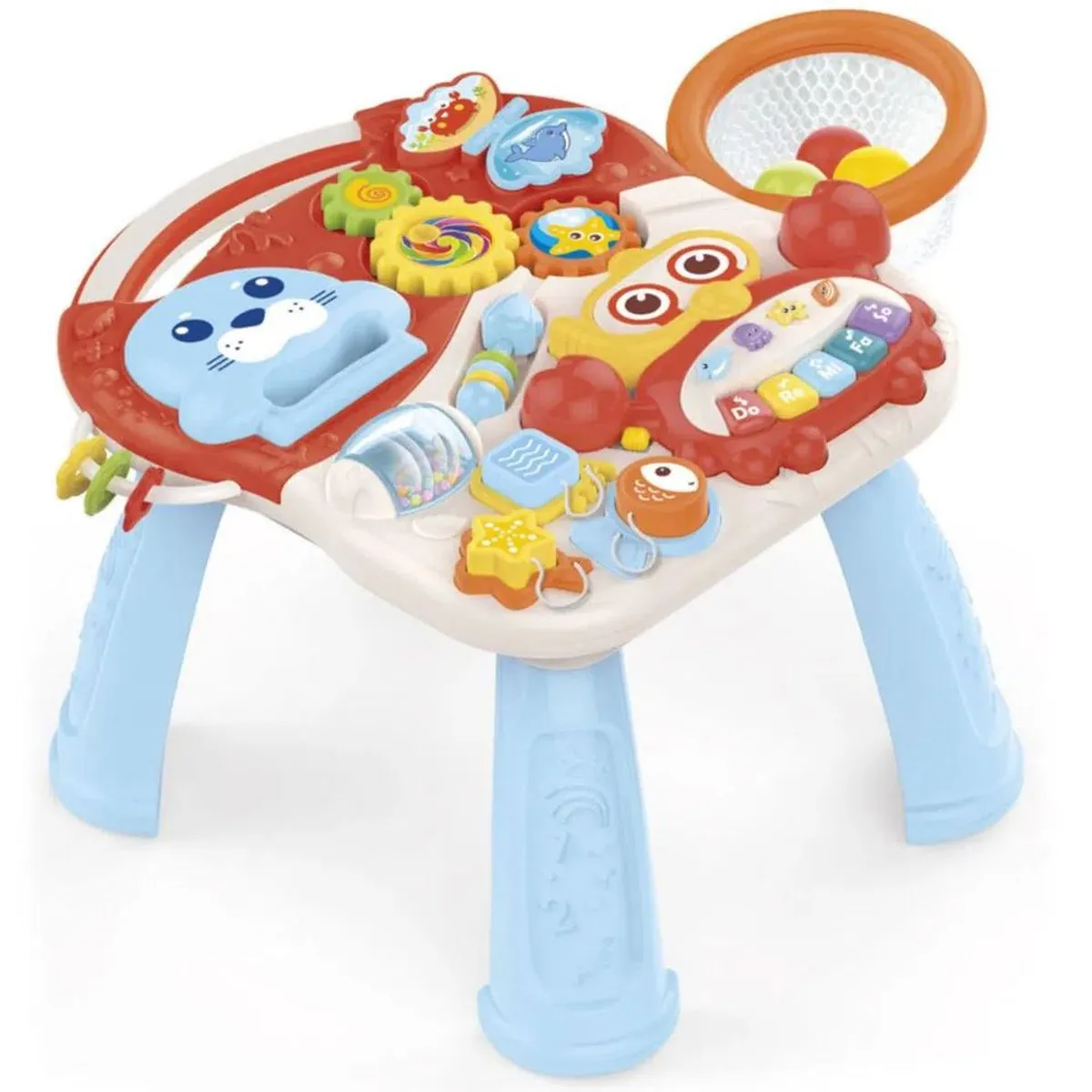 BENICE - Caminadora Bebé Musical Andador Actividades Lúdicas 2 en 1