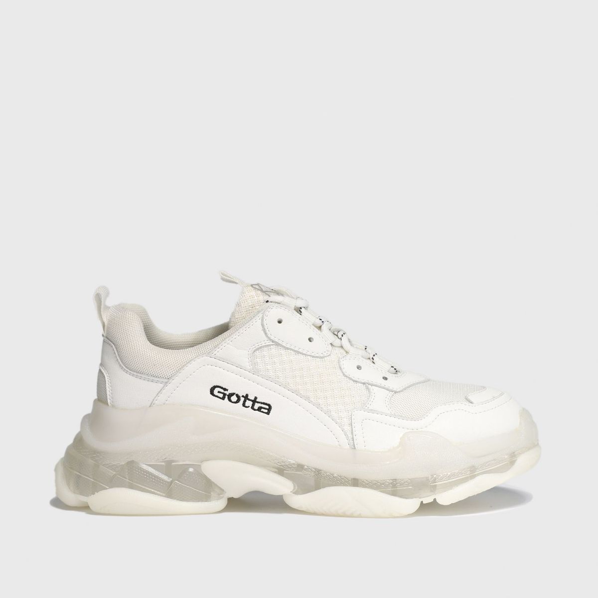 GOTTA - Zapatilla Blanca Cuero Mujer 13580 Gotta