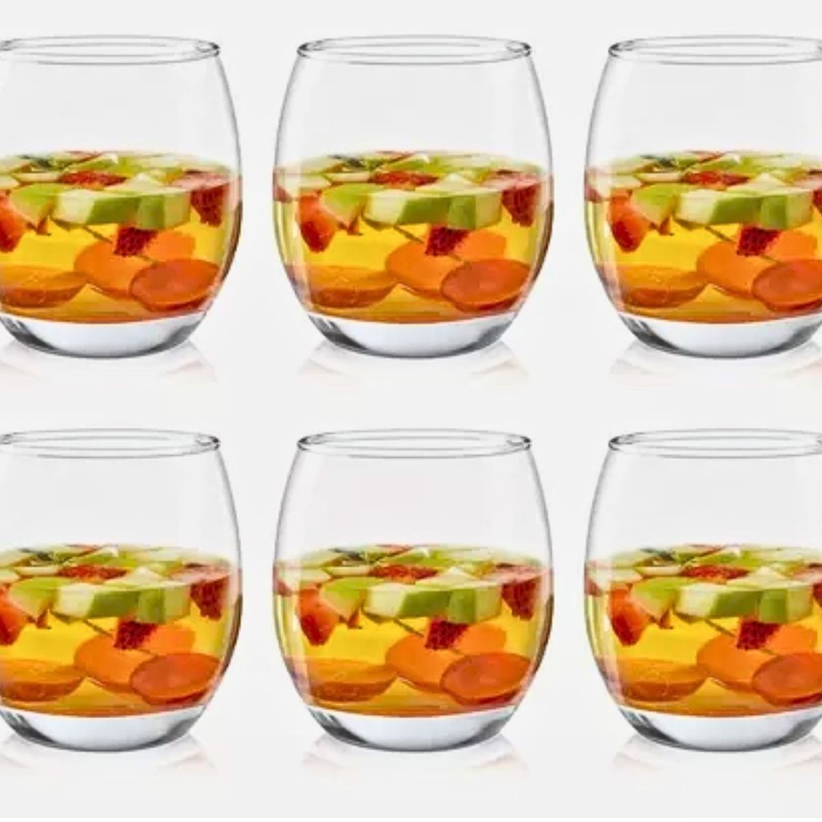 CRISTAR - Vasos MIKONOS ROCKS x 6 pz